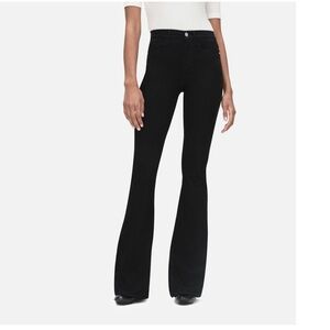 Frame Denim - Le High Boot Cut Jeans in Film Noir